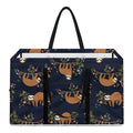 Cute Sloth Pattern Print Utility Tote Bag