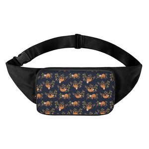 Cute Sloth Pattern Print Waist Bag