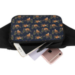 Cute Sloth Pattern Print Waist Bag