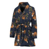 Cute Sloth Pattern Print Women's Bathrobe