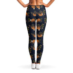 Cute Sloth Pattern Print Women's Leggings