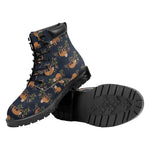 Cute Sloth Pattern Print Work Boots