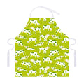 Cute Smiley Cow Pattern Print Adjustable Apron