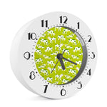 Cute Smiley Cow Pattern Print Alarm Clock