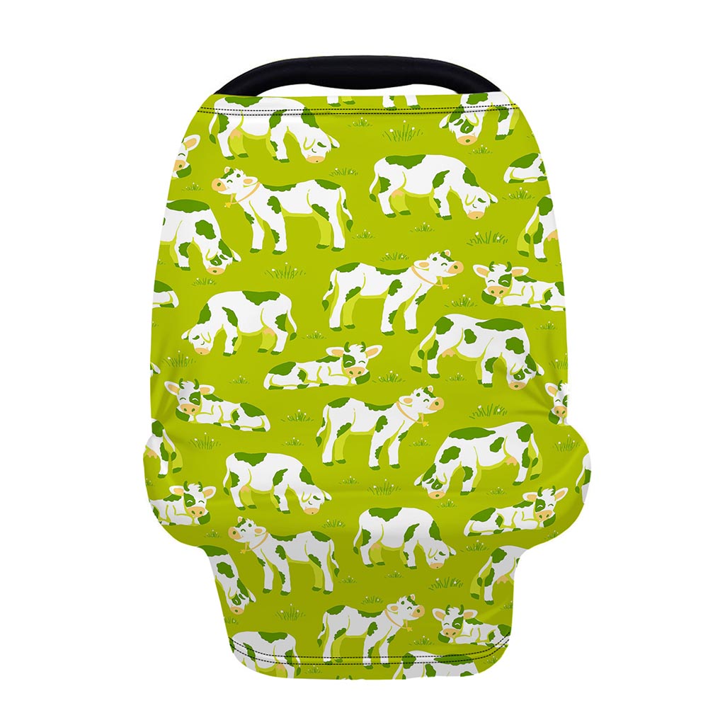 Cute Smiley Cow Pattern Print Baby Seat Cover