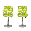 Cute Smiley Cow Pattern Print Bar Stool Covers