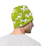 Cute Smiley Cow Pattern Print Beanie