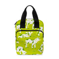 Cute Smiley Cow Pattern Print Bible Tote Bag