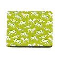 Cute Smiley Cow Pattern Print Bifold Wallet
