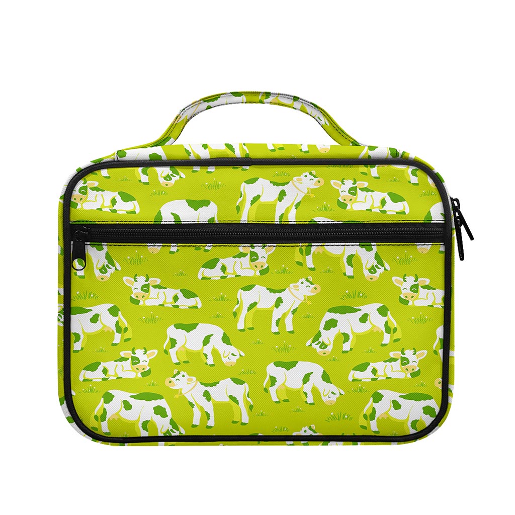 Cute Smiley Cow Pattern Print Briefcase Bible Bag