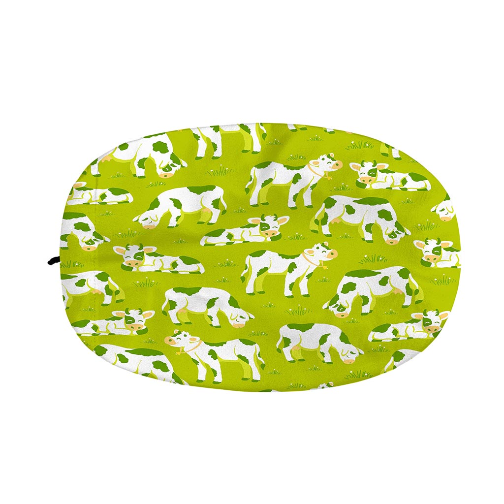 Cute Smiley Cow Pattern Print Car Side Mirror Covers