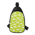 Cute Smiley Cow Pattern Print Sling Bag