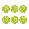 Cute Smiley Cow Pattern Print Coaster Set