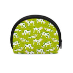 Cute Smiley Cow Pattern Print Coin Purse