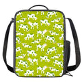 Cute Smiley Cow Pattern Print Crossbody Lunch Bag