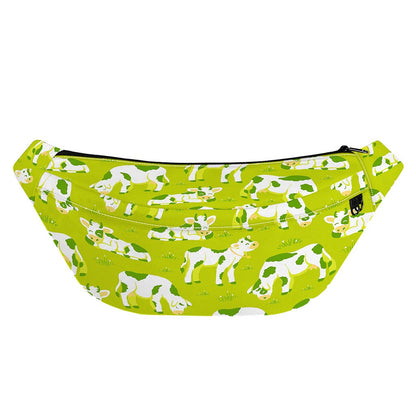 Cute Smiley Cow Pattern Print Fanny Pack