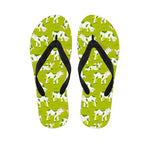 Cute Smiley Cow Pattern Print Flip Flops