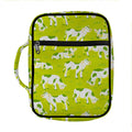 Cute Smiley Cow Pattern Print Front Pocket Bible Bag