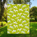 Cute Smiley Cow Pattern Print Garden Flag