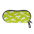 Cute Smiley Cow Pattern Print Glasses Case