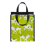 Cute Smiley Cow Pattern Print Insulated Lunch Tote