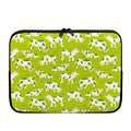 Cute Smiley Cow Pattern Print Laptop Sleeve