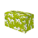 Cute Smiley Cow Pattern Print Leather Tissue Box Cover