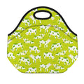 Cute Smiley Cow Pattern Print Neoprene Lunch Bag