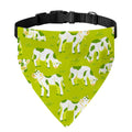 Cute Smiley Cow Pattern Print Over The Collar Dog Bandana