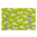 Cute Smiley Cow Pattern Print Placemat