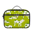Cute Smiley Cow Pattern Print Portable Lunch Bag