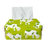 Cute Smiley Cow Pattern Print Rectangle Tissue Box Cover