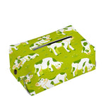 Cute Smiley Cow Pattern Print Rectangle Tissue Box Cover