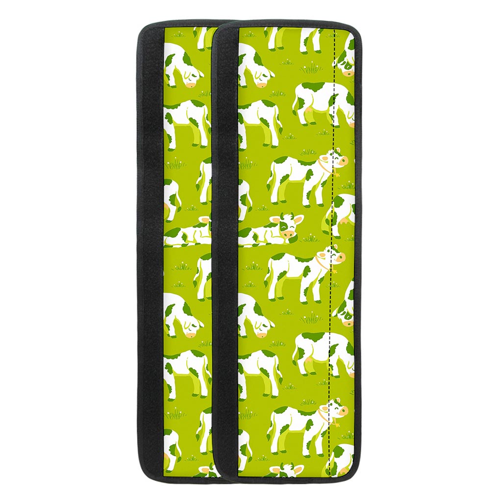 Cute Smiley Cow Pattern Print Refrigerator Handle Covers