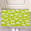 Cute Smiley Cow Pattern Print Rubber Doormat