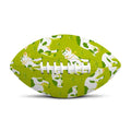 Cute Smiley Cow Pattern Print Rugby Ball
