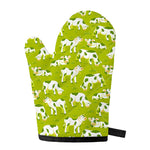 Cute Smiley Cow Pattern Print Single Oven Mitt