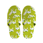 Cute Smiley Cow Pattern Print Slippers
