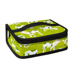 Cute Smiley Cow Pattern Print Small Lunch Bag