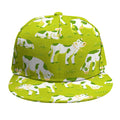 Cute Smiley Cow Pattern Print Snapback Cap