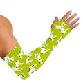 Cute Smiley Cow Pattern Print Sun Protection Arm Sleeves