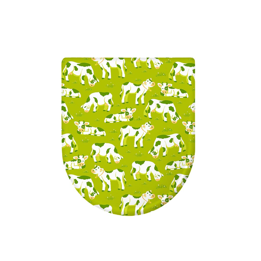 Cute Smiley Cow Pattern Print Toilet Lid Cover