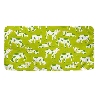 Cute Smiley Cow Pattern Print Towel
