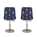Cute Snowman Knitted Pattern Print Bar Stool Covers