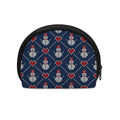 Cute Snowman Knitted Pattern Print Coin Purse