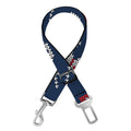 Cute Snowman Knitted Pattern Print Dog Seat Belt
