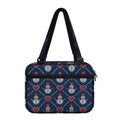 Cute Snowman Knitted Pattern Print Double Strap Bible Bag