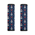 Cute Snowman Knitted Pattern Print Handle Covers
