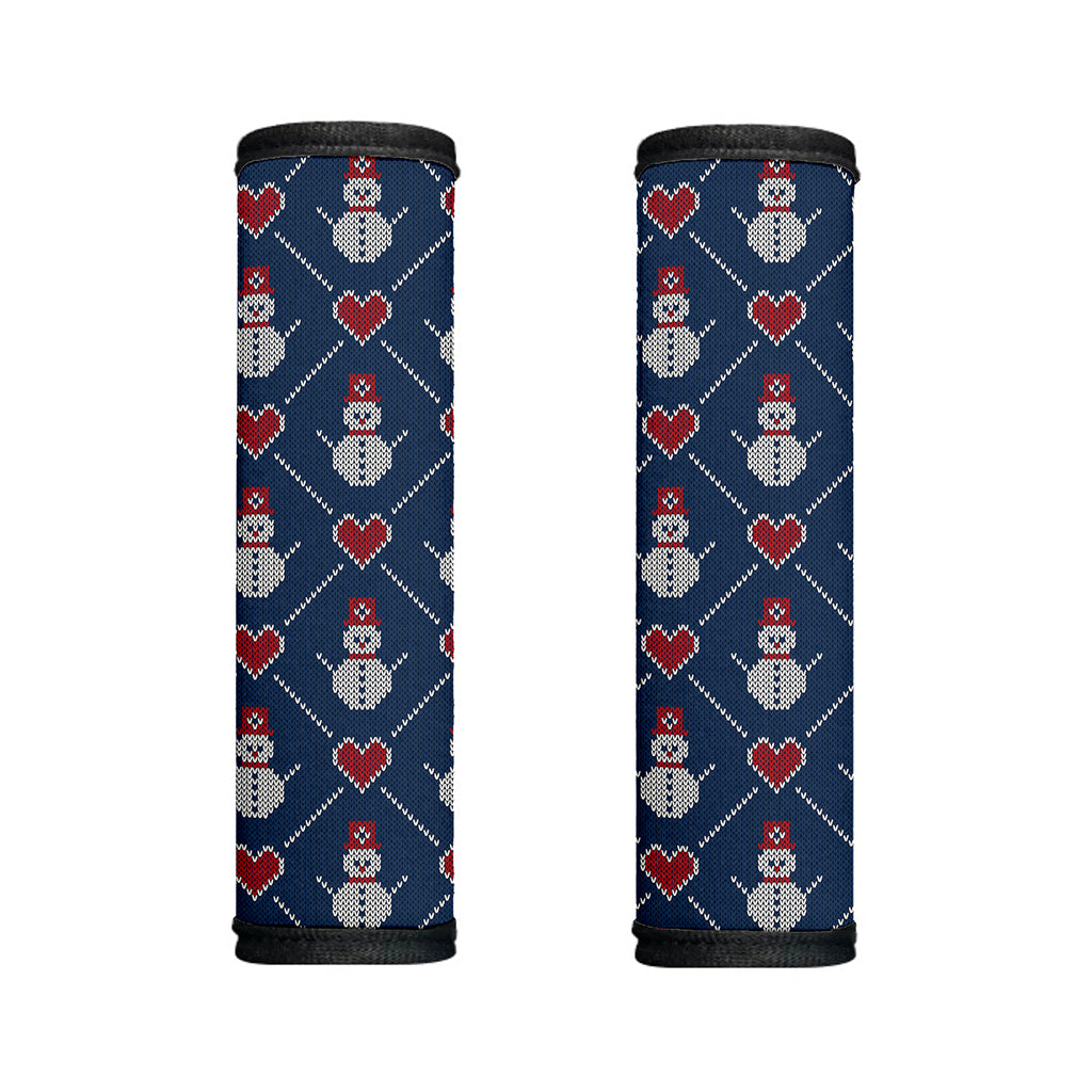 Cute Snowman Knitted Pattern Print Handle Covers