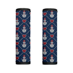 Cute Snowman Knitted Pattern Print Handle Covers
